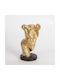Estheti Home Διακοσμητικό Γλυπτό Σώμα Resin Χρυσό 9x9x15.5cm 752-27069