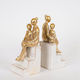 Book End Holder in Gold Colour 8x21.7x8cm 2 Pieces
