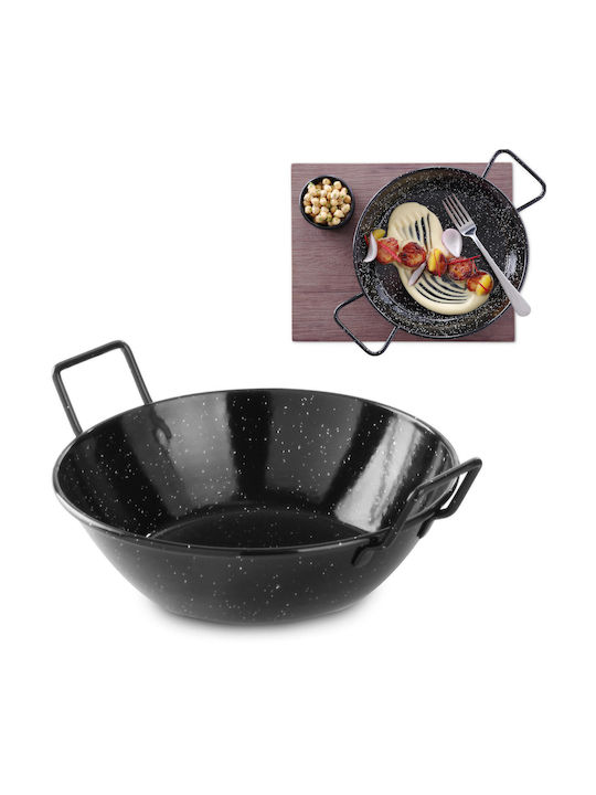 Enamelled Deep Paella Dish Ø 170x H 40mm Hendi 622827