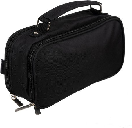 Pencil Case Full with 2 Compartments Black