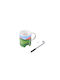 Winkee Becher Keramik Mehrfarbig