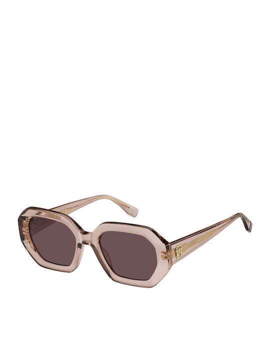 Tommy Hilfiger Women's Sunglasses with Pink Pla...