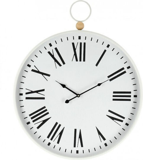 Bizzotto Mathys Wall Clock White 60x6cm