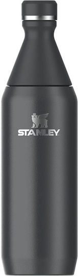 Stanley Bottle Thermos Stainless Steel BPA Free 600ml Black