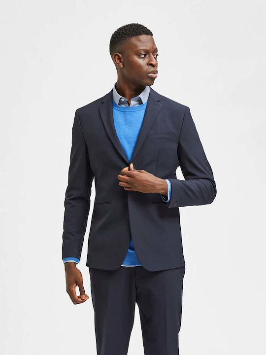 Selected Men's Suit Jacket Blue