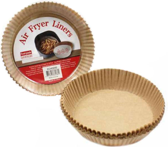 Set of 50 Non-Stick Air Fryer Papers Round 20cm 7357769