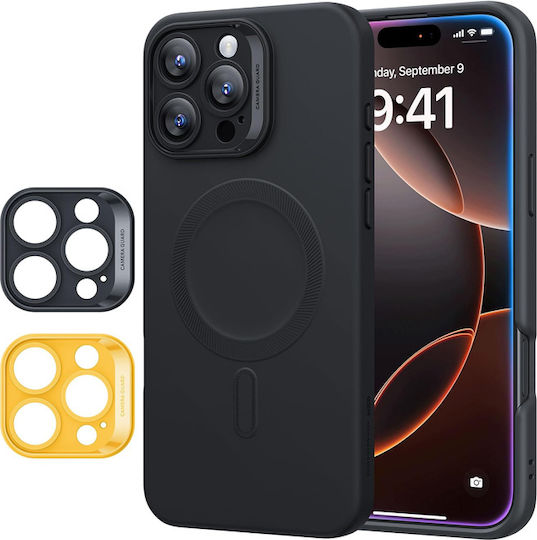 ESR Cloud Halolock Задна корица Пластмаса Черен (iPhone 16 Pro)