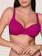 Luna Bikini Bra Sense with Adjustable Straps Fuchsia