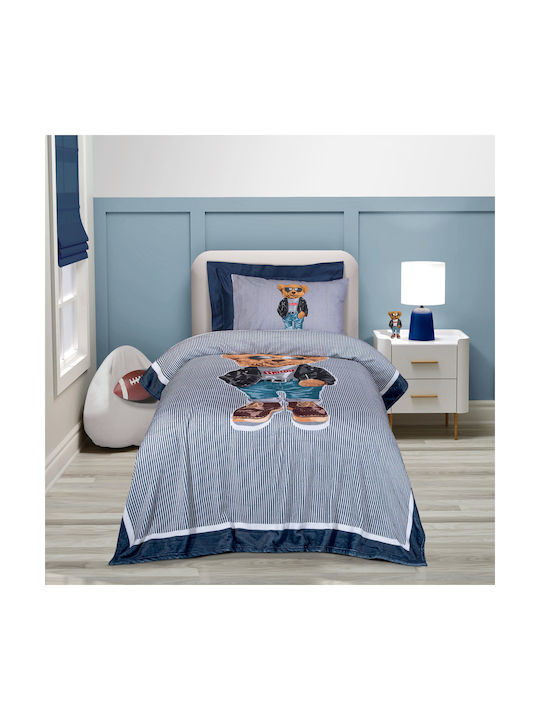 Greenwich Polo Club Pătură Fleece 8838 Blue, White 160x220cm