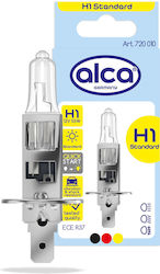 Alca Halogenlampe H1 Fahrzeugbirne Auto Lichtquelle 12V 55W Sockel P14.5s