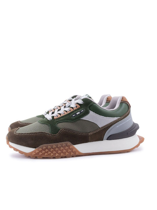 Xti Ανδρικά Sneakers Green / Brown