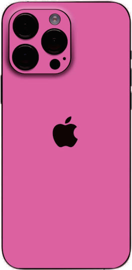 Gams Back Film Premium Vinyl Skin Back Plate for iPhone 15 Pro Max Pink Matte