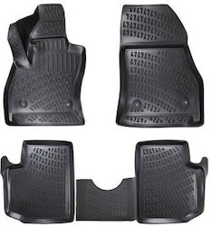 Set de covorașe auto din cauciuc pentru Fiat 500L 2013 Set de covorașe auto din cauciuc pentru Fiat 500L 2013