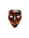 Halloween Mask Zola Black Orange Lights