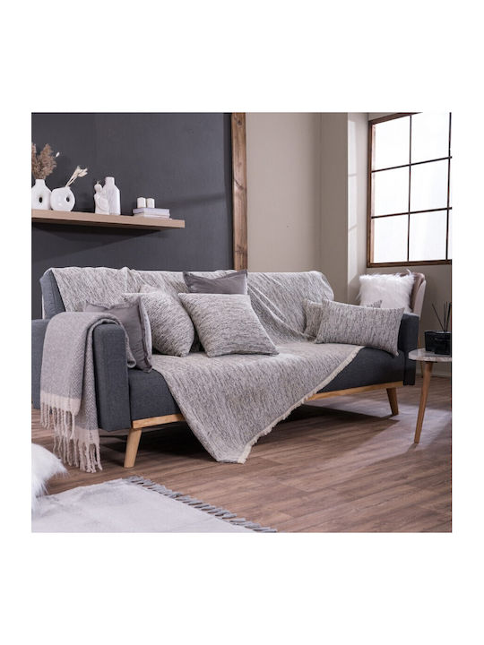 Teoran Nashville Ριχτάρι Πολυθρόνας Chenille 180x150εκ. 01