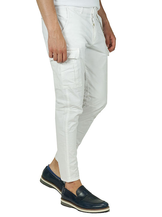 Punk Royal Trousers Cargo White