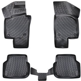 Set de covorașe auto din cauciuc tip disc pentru Volkswagen Jetta VI 2011-2019