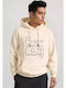 Sweatshirt mit Kapuze Beige