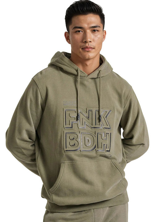 Sweatshirt mit Kapuze Khaki