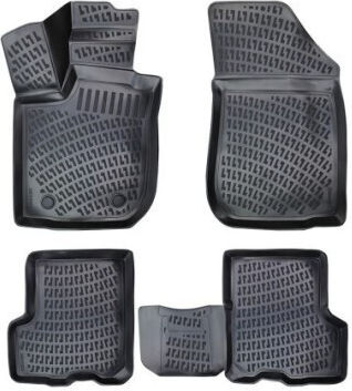 Set de 4 covorașe auto din cauciuc pentru Dacia Logan II Sedan 2012-2020 Umbrella