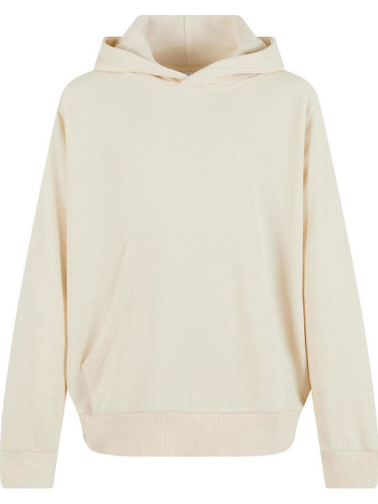 Kinder-Sweatshirt mit Ecru Kapuze