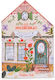 Carte de colorat cu autocolante Les Minouchkas Moulin Roty