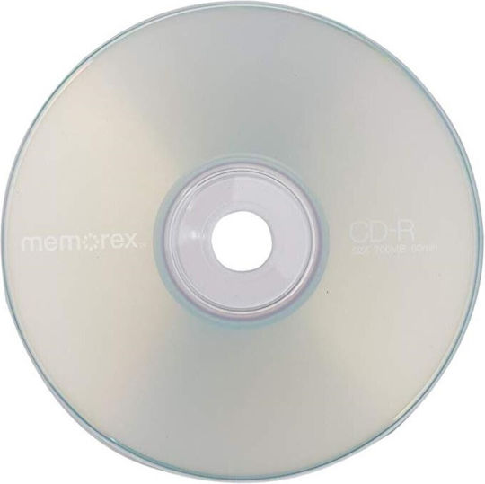 Memorex Εγγράψιμα CD-R 52x Cake Box 10τμχ (MEK10)