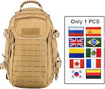 Military Backpack Backpack in Brown Color