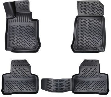 Set de covorașe auto din cauciuc pentru Mercedes GLC X253 C253 2015
