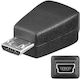 PremiumCord Μετατροπέας micro USB male σε mini USB female 1τμχ
