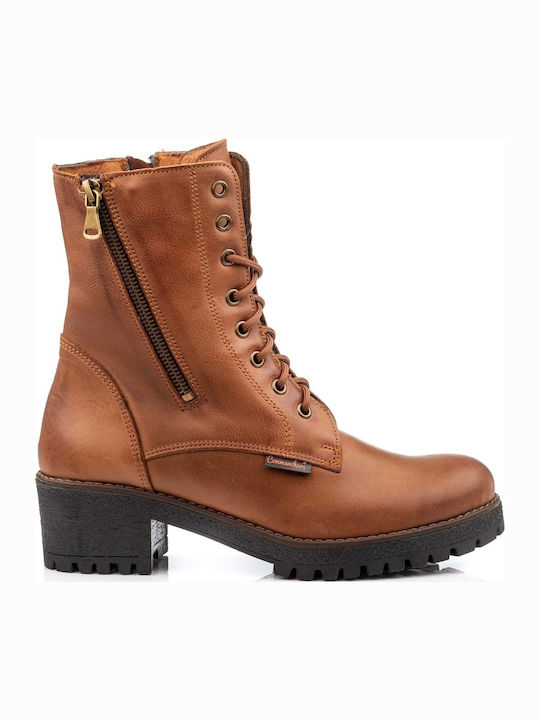Commanchero Original Ghete dama de piele maro