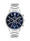 Gant East Hill Men's Watch 42.5mm Battery Chronograph with Silver Steel Bracelet