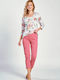 Taro Winter Women's Pyjama Set Pink