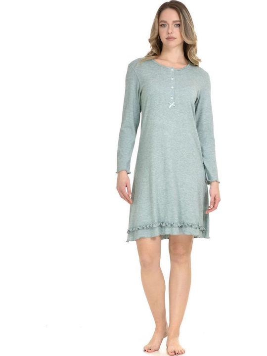 Zen Intimates Winter Women's Nightdress Pink