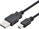 TB Print USB 2.0 Cable USB-A male - micro USB-A male Μαύρο 3m