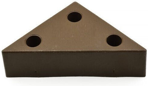 Hoff Kunststoff Möbelbein Für Couch 6x6cm Braune