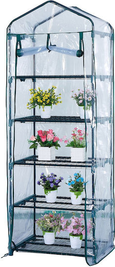 Mini Garden Greenhouse Balcony 5 Level Xl Vertical Polythene 69x49x187cm