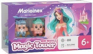 Marioinex Τουβλάκια Waffle Mini - Princess: Magic Tower για 6+ Ετών 80τμχ