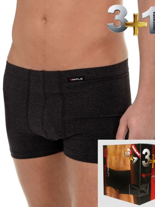Ανδρικά Μποξεράκια Γκρι 4Pack
