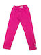 Kinder Leggings Lang Fuchsia