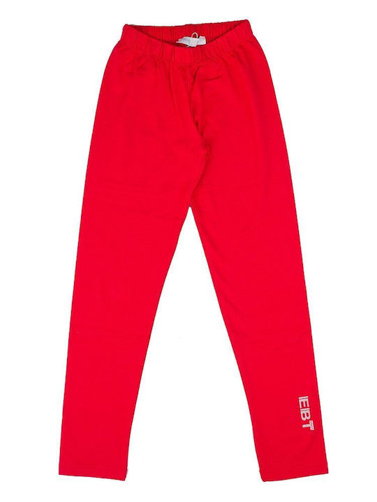 Evita Kinder Leggings Lang red