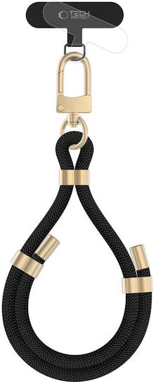 Tech-Protect Rope Wrist Strap for Mobile Phones Black