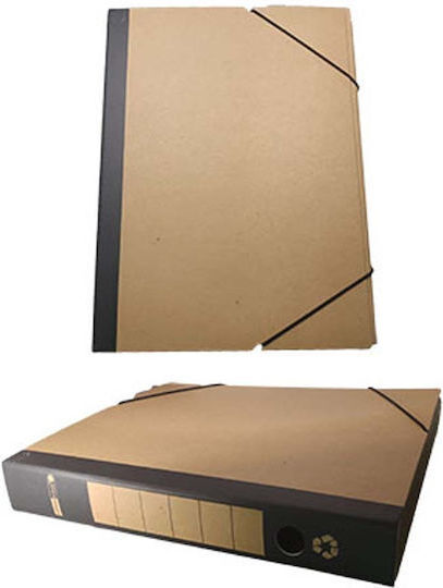F-Plast Aktenbox 25x25cm Schwarz 1Stück