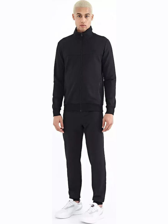 Tracksuit with Elastic Black