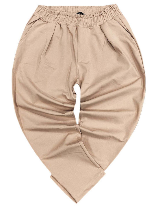 Henry Clothing Trousers Elastic Beige