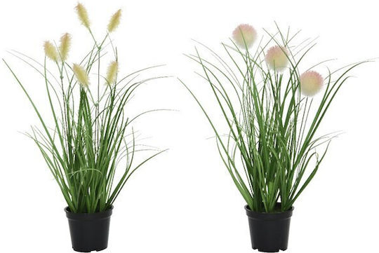Jardi Τεχνητο Φυτο Setaria 15χ30cm - Πρασινο/ροζ