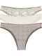 Βαμβακερά Women's Brazil 3Pack Brown, Beige