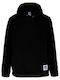 Women's Sweatshirt Hooded Black
