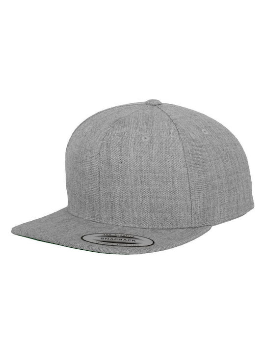 Flexfit Jockey mit geradem Schirm Gray