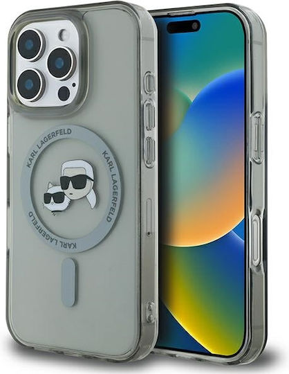 Karl Lagerfeld Karl&Choupette Umschlag Rückseite Kunststoff Schwarz (iPhone 17 Pro Max / iPhone 17 Pro / iPhone 16 Pro Max)